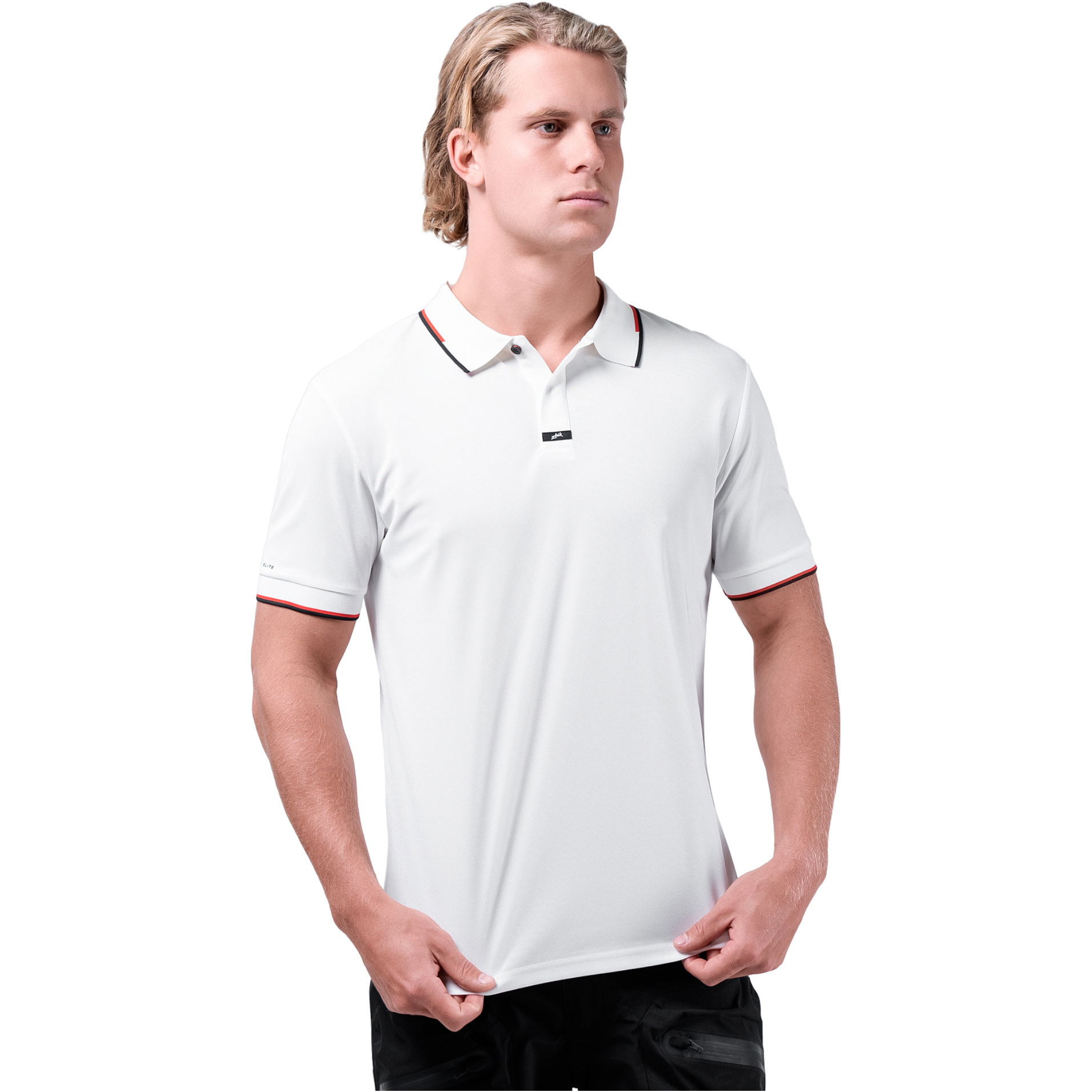 Zhik Heren Elite Active Polo POL-0160-M-WHT - White